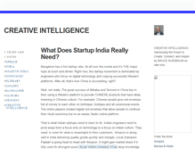 Tablet Screenshot of creativeintelligencebook.com